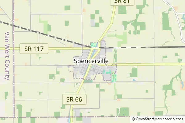 Karte Spencerville