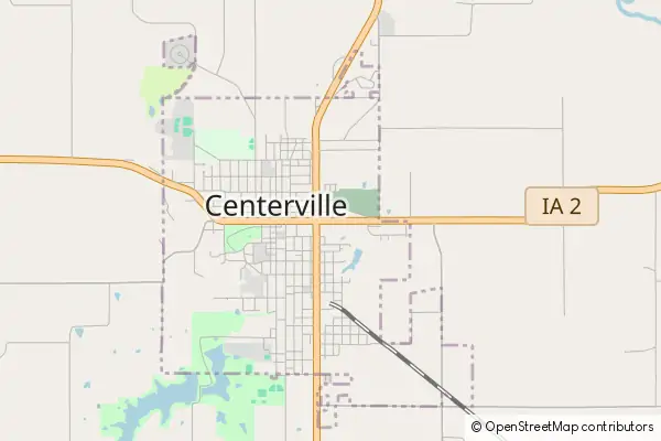 Karte Centerville