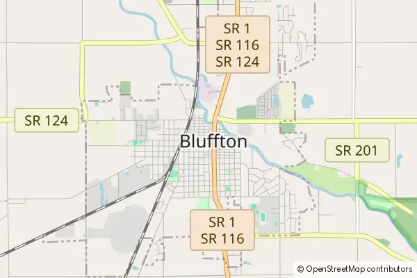 Karte Bluffton