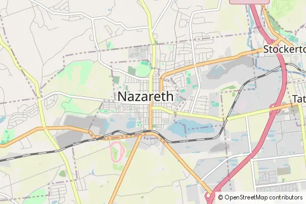 Karte Nazareth