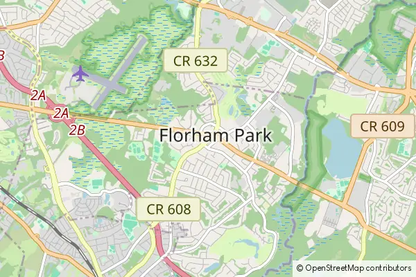 Karte Florham Park