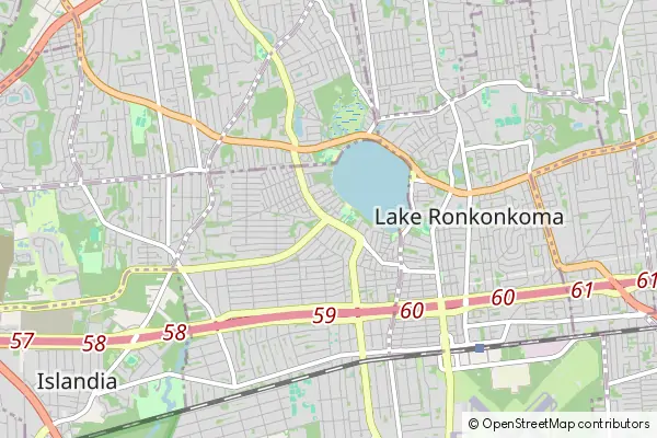 Karte Ronkonkoma