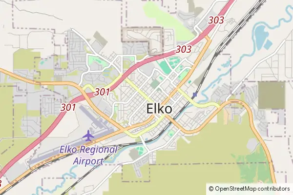 Karte Elko