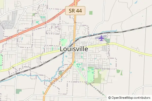 Karte Louisville