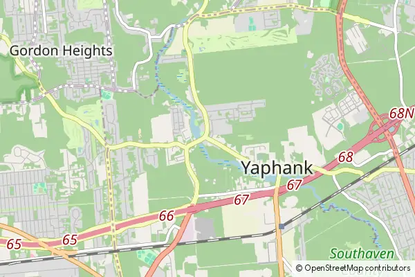 Karte Yaphank