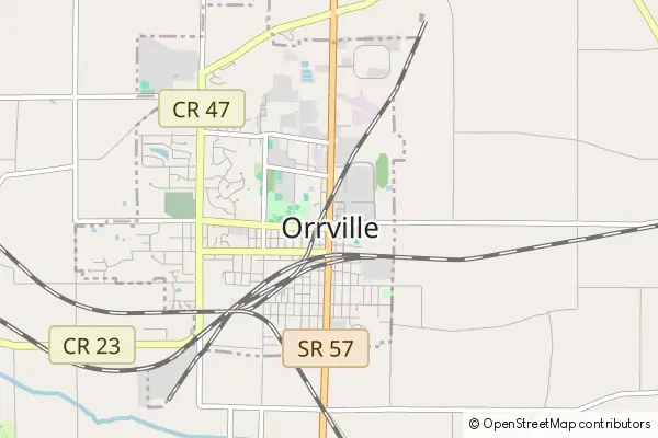 Karte Orrville