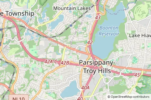 Karte Parsippany