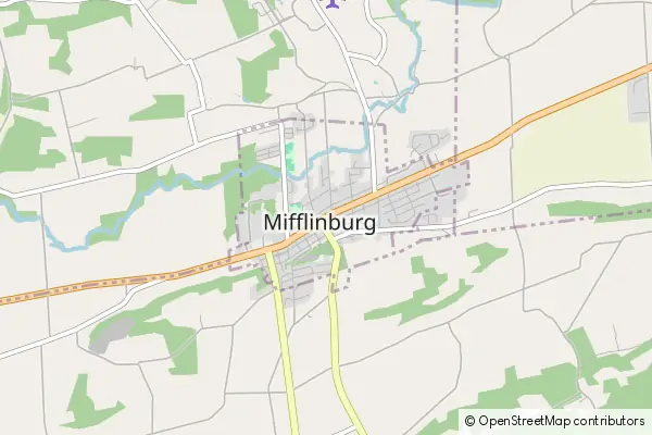 Karte Mifflinburg