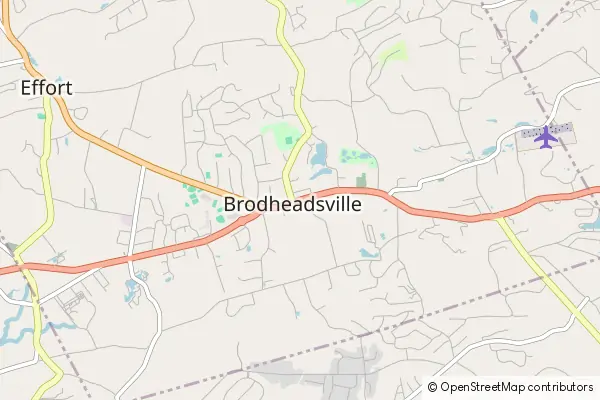 Karte Brodheadsville