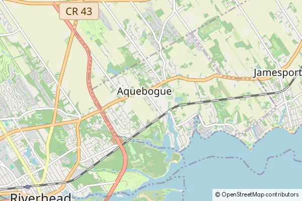 Karte Aquebogue