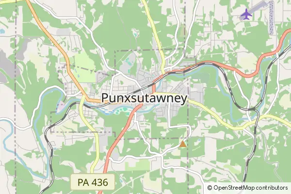 Karte Punxsutawney