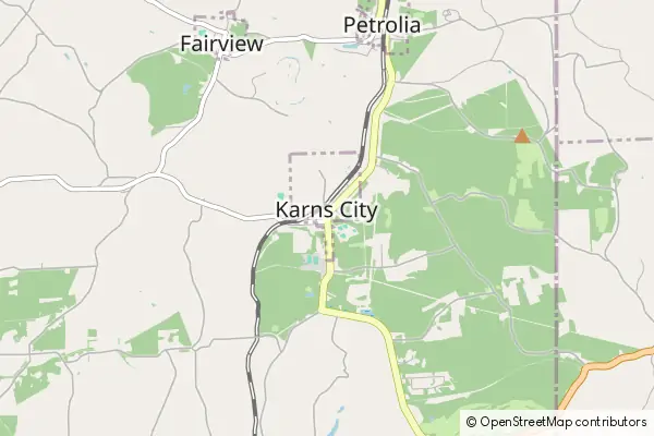 Karte Karns City