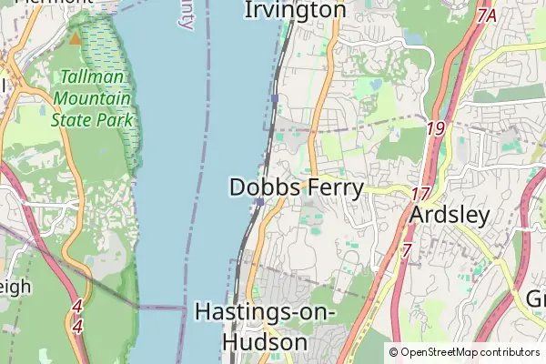 Karte Dobbs Ferry