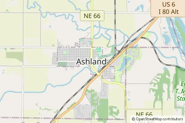 Karte Ashland