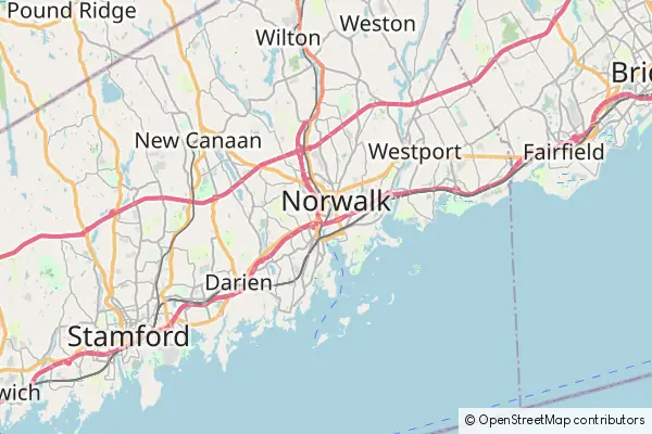 Karte Norwalk