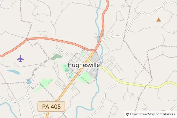 Karte Hughesville