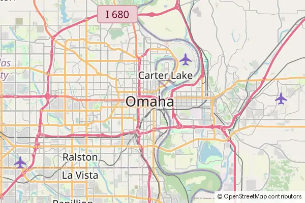 Karte: Omaha • © OpenStreetMap contributors Karte Omaha