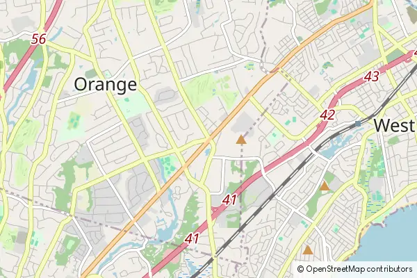 Karte Orange (Connecticut)