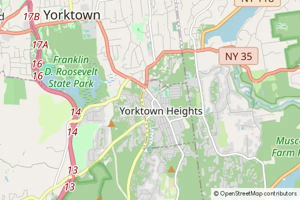 Karte Yorktown Heights