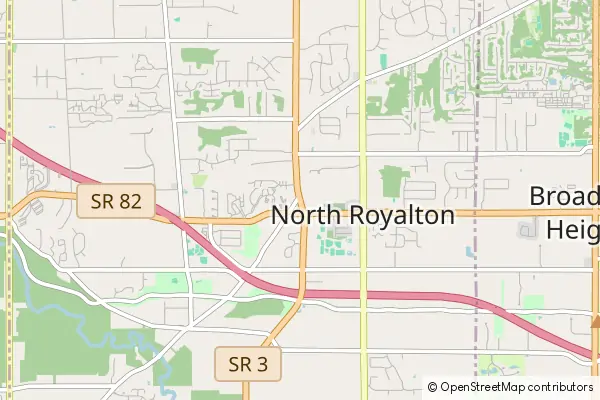 Karte North Royalton