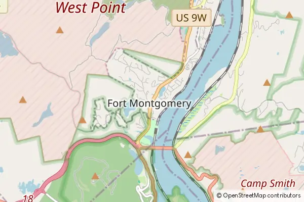 Karte Fort Montgomery