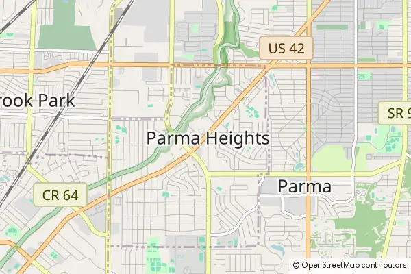 Karte Parma Heights