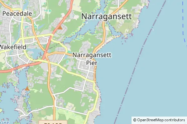 Karte Narragansett