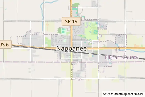 Karte Nappanee