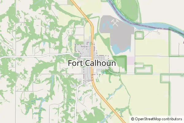 Karte Fort Calhoun