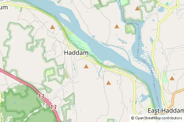 Karte Haddam