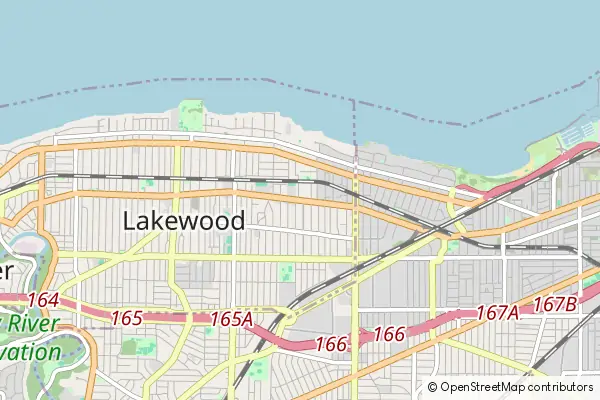 Karte Lakewood