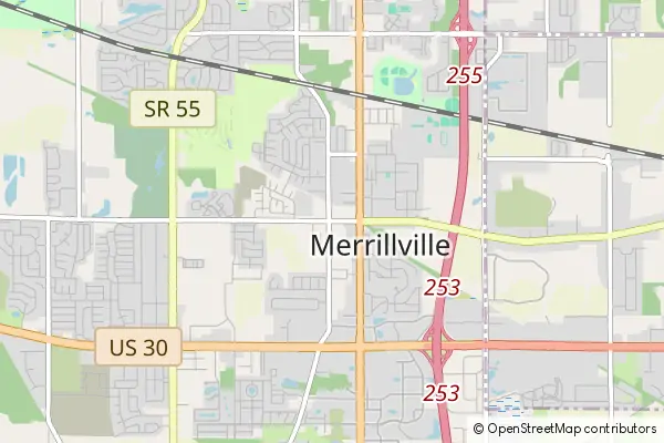 Karte Merrillville