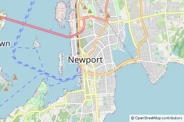Karte Newport
