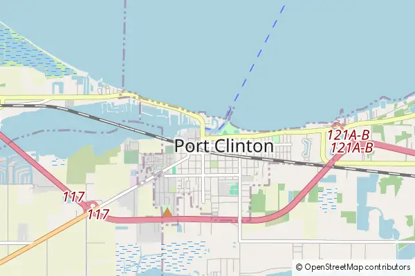 Karte Port Clinton