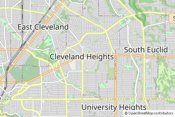 Karte Cleveland Heights