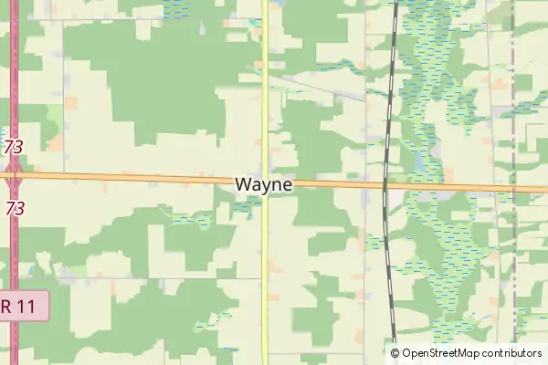 Karte Wayne Ashtabula County