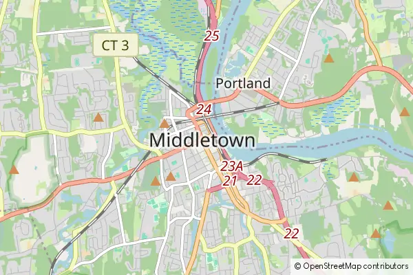 Karte Middletown