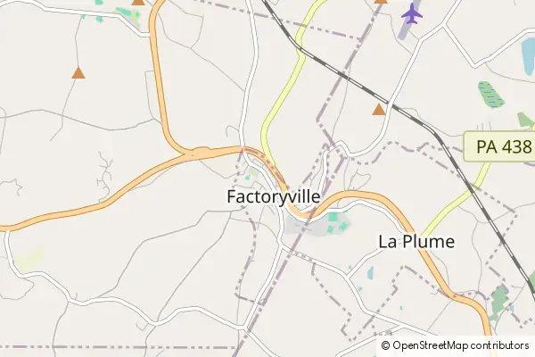 Karte Factoryville