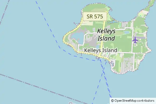 Karte Kelleys Island