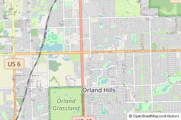 Karte Orland Hills