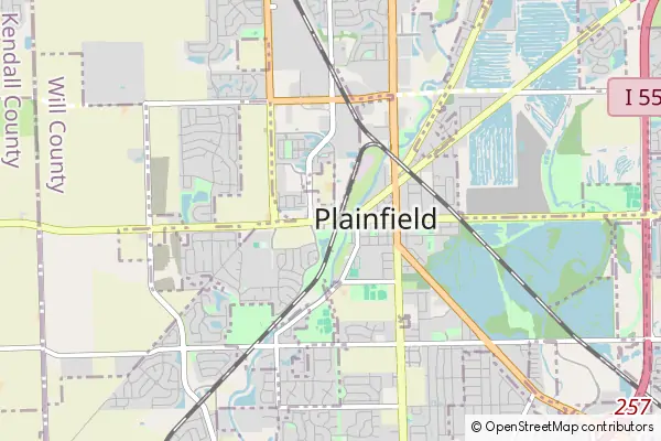 Karte Plainfield