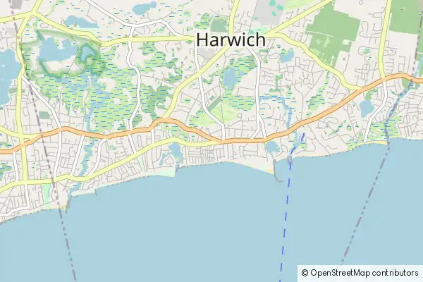 Karte Harwich Port