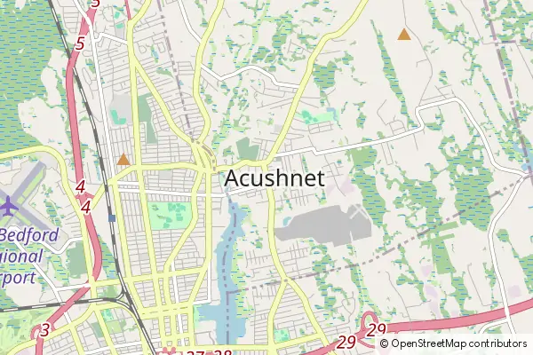 Karte Acushnet