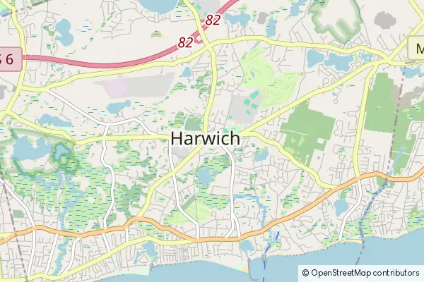 Karte Harwich