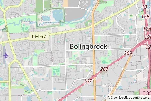 Karte Bolingbrook