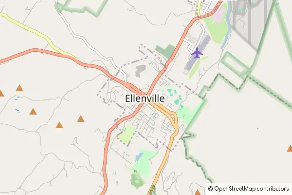 Karte Ellenville