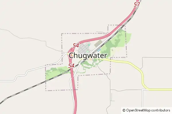 Karte Chugwater