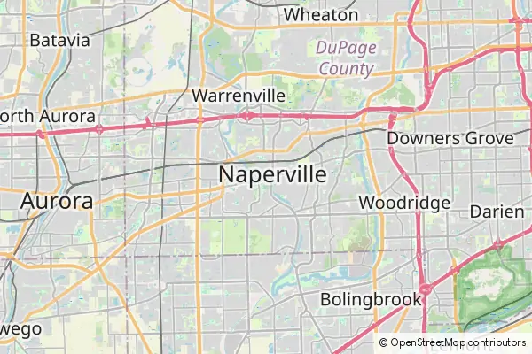 Karte: Naperville • © OpenStreetMap contributors Karte Naperville