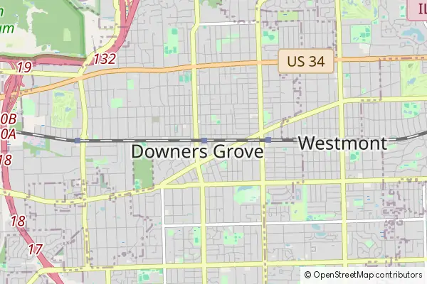 Karte Downers Grove
