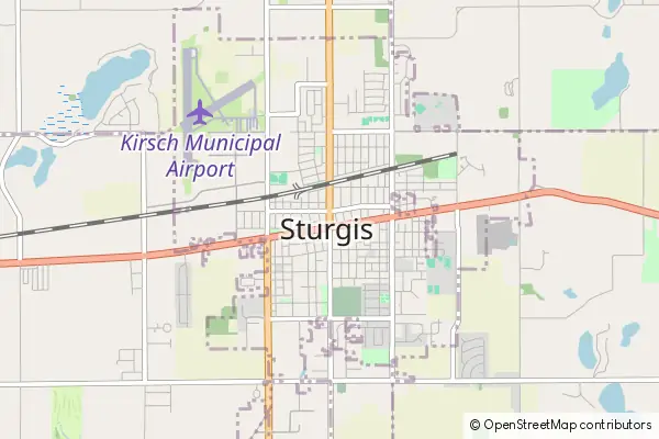 Karte Sturgis